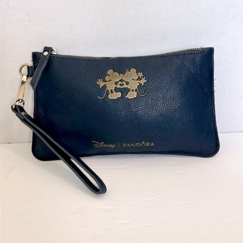 Pandora limited edition Disney Wrislet navy and gold EUC